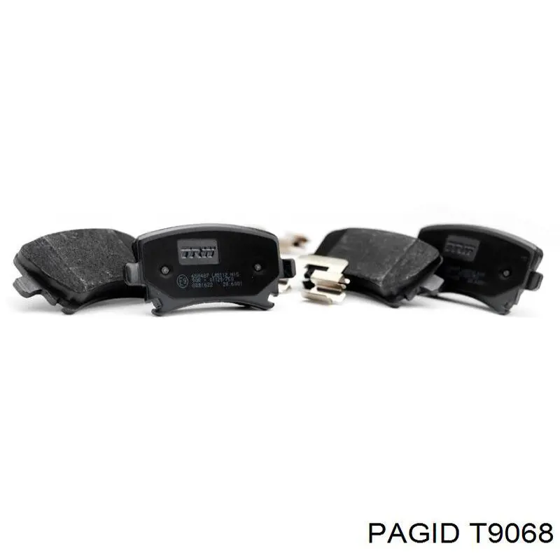 Купити T9068 HELLA-PAGID Колодки гальмівні передні, дискові