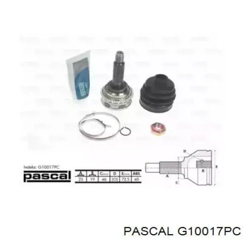 Граната колісна Pascal G10017PC ціна, від 25.52 USD