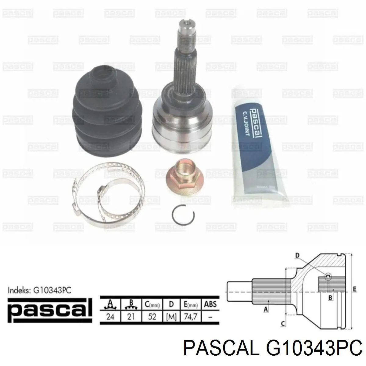 Граната колісна Pascal G10343PC ціна, від 27.11 USD