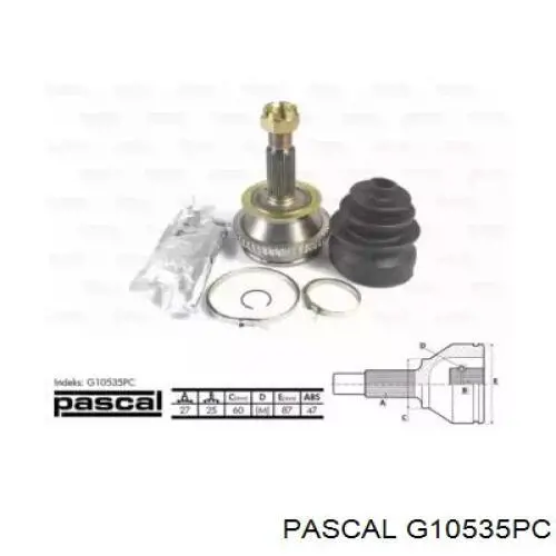 ШРУС зовнішній передній G10535PC Pascal