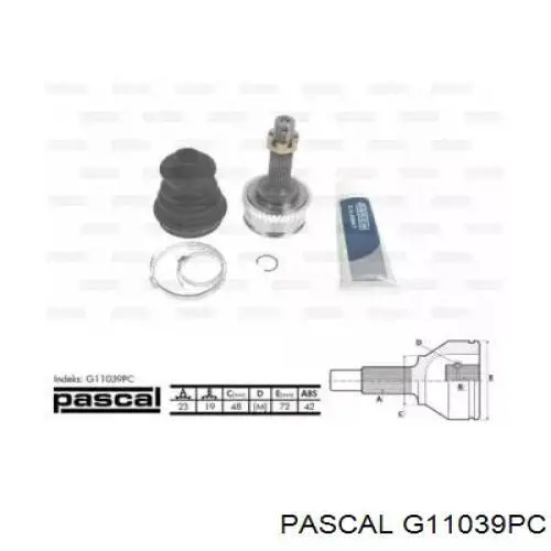 G11039PC Pascal шрус зовнішній передній