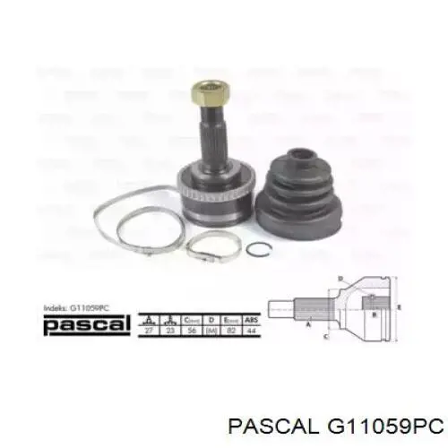 Купити G11059PC Pascal Шарнір приводу зовнішній