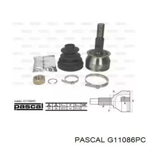 G11086PC Pascal шрус зовнішній передній