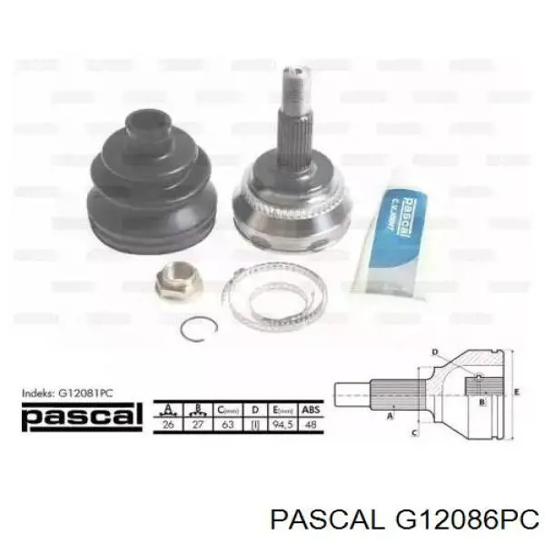 Граната колісна Pascal G12086PC ціна, від 29.85 USD