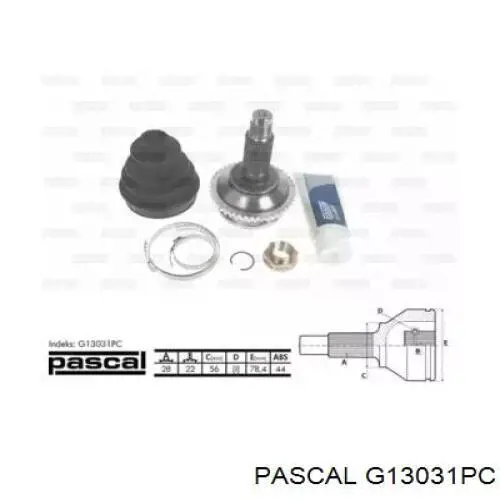 Граната колісна Pascal G13031PC ціна, від 56.79 USD