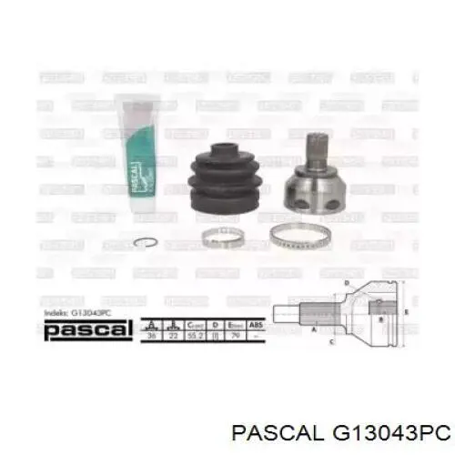 ШРУС зовнішній Pascal G13043PC