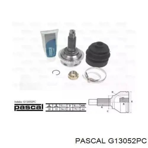 Граната колісна Pascal G13052PC ціна, від 36.72 USD