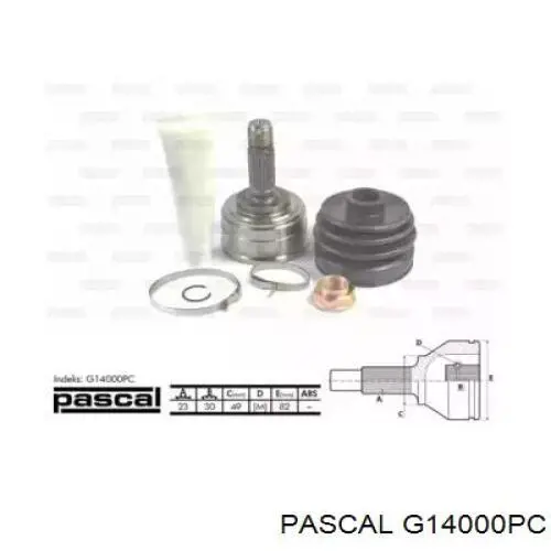 Пильник ШРУСа зовнішній G14000PC Pascal
