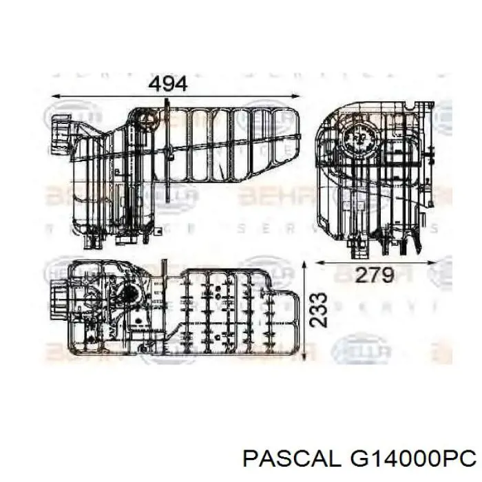 Купити G14000PC Pascal Пильник шарніра приводу