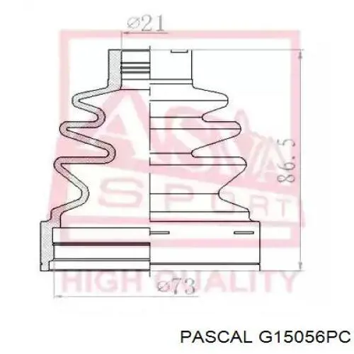 Купити G15056PC Pascal Шарнір приводу зовнішній