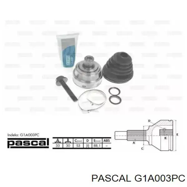 Граната колісна Pascal G1A003PC ціна, від 22.80 USD