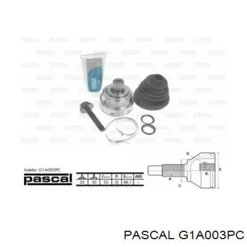 G1A003PC Pascal шрус зовнішній передній