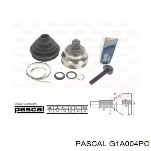 ШРУС зовнішній передній G1A004PC Pascal