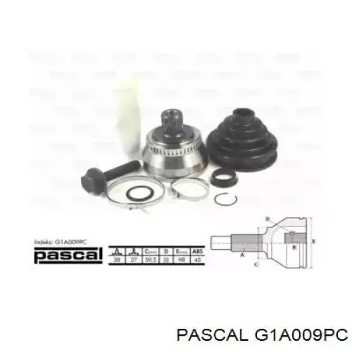 Купити G1A009PC Pascal Шарнір приводу зовнішній