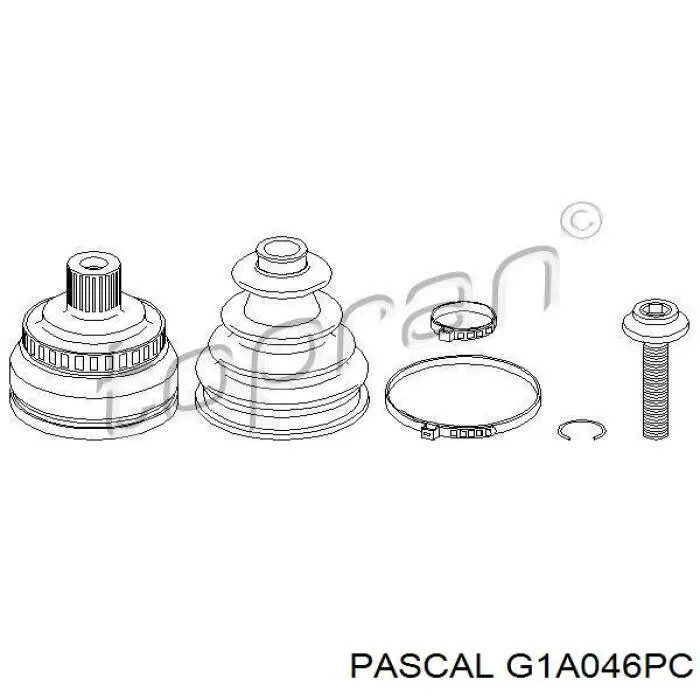 Купити G1A046PC Pascal Шарнір приводу зовнішній