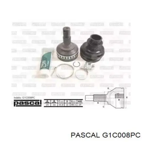 Граната колісна Pascal G1C008PC ціна, від 29.54 USD