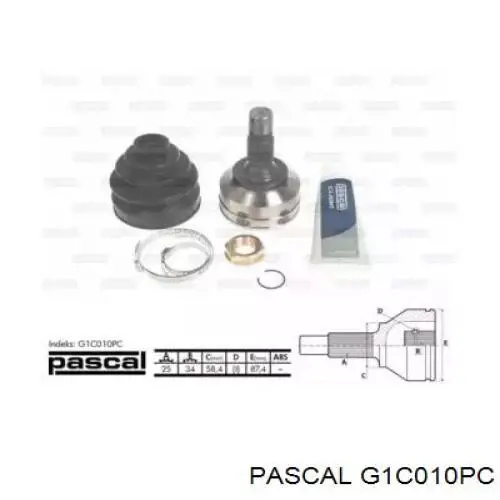 G1C010PC Pascal шрус зовнішній передній