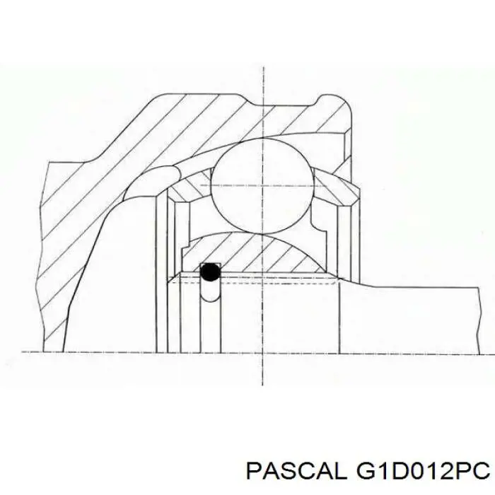 Купити G1D012PC Pascal Шарнір приводу зовнішній