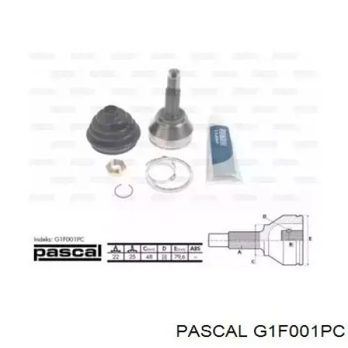 Купити G1F001PC Pascal Шарнір приводу зовнішній