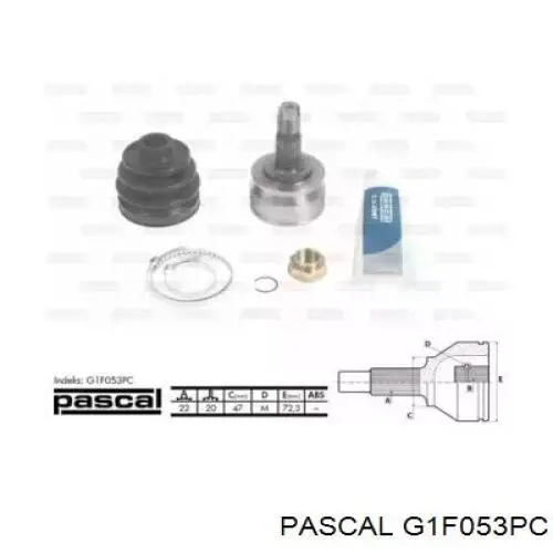 G1F053PC Pascal шрус зовнішній передній