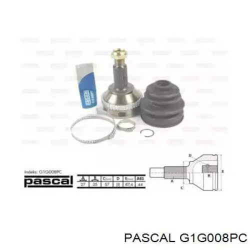 ШРУС зовнішній передній G1G008PC Pascal