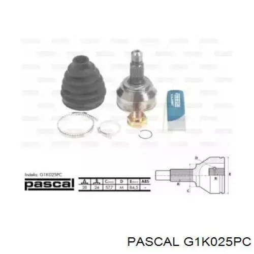 Граната колісна Pascal G1K025PC ціна, від 34.84 USD