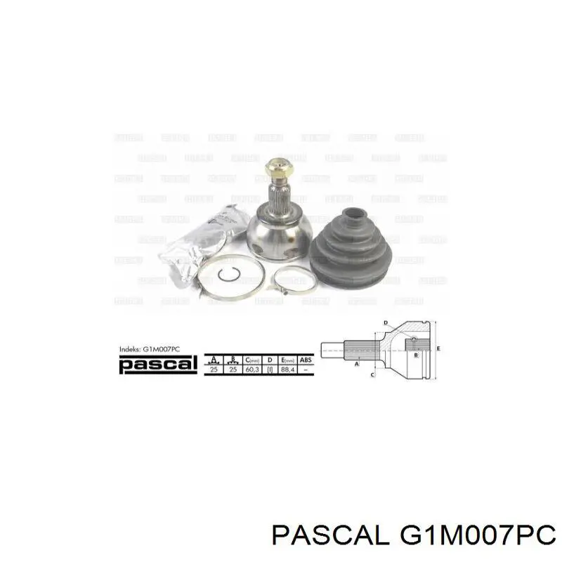 G1M007PC Pascal Граната зовнішня