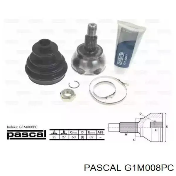 Купити G1M008PC Pascal Шарнір приводу зовнішній