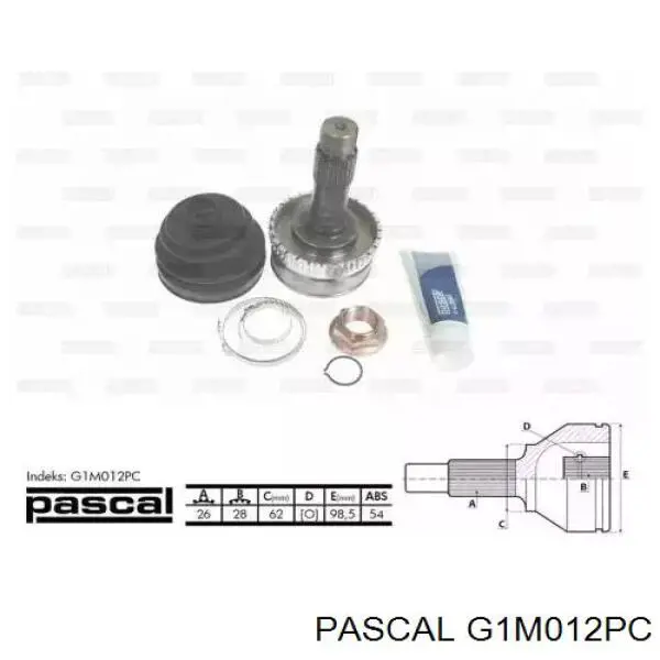 Купити G1M012PC Pascal Шарнір приводу зовнішній