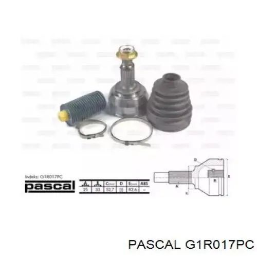 ШРУС зовнішній Pascal G1R017PC