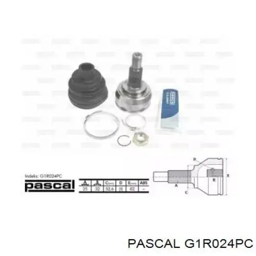 ШРУС зовнішній передній G1R024PC Pascal