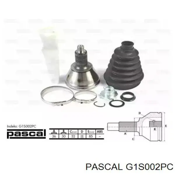 G1S002PC Pascal шрус зовнішній передній