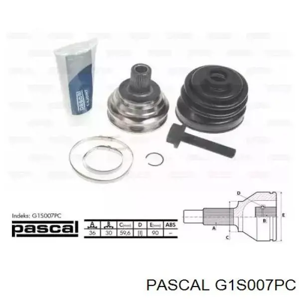 G1S007PC Pascal шрус зовнішній передній