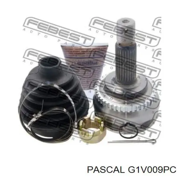 ШРУС зовнішній передній G1V009PC Pascal