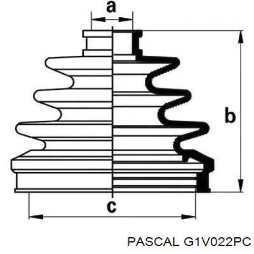 Граната колісна Pascal G1V022PC ціна, від 36.40 USD