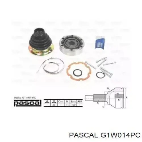 Купити G1W014PC Pascal Граната внутрішня ліва