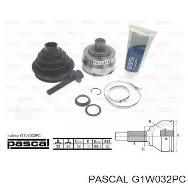 Граната колісна Pascal G1W032PC ціна, від 27.06 USD