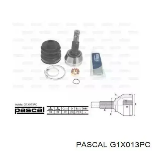G1X013PC Pascal Граната зовнішня