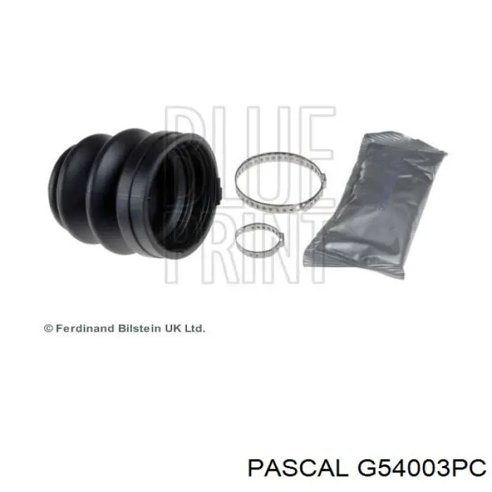 Пильник шарніра кутових швидкостей зовнішній передній Pascal G54003PC ціна, від 7.81 USD