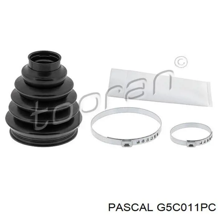 G5C011PC Pascal пильник шруса зовнішній, передній піввісі