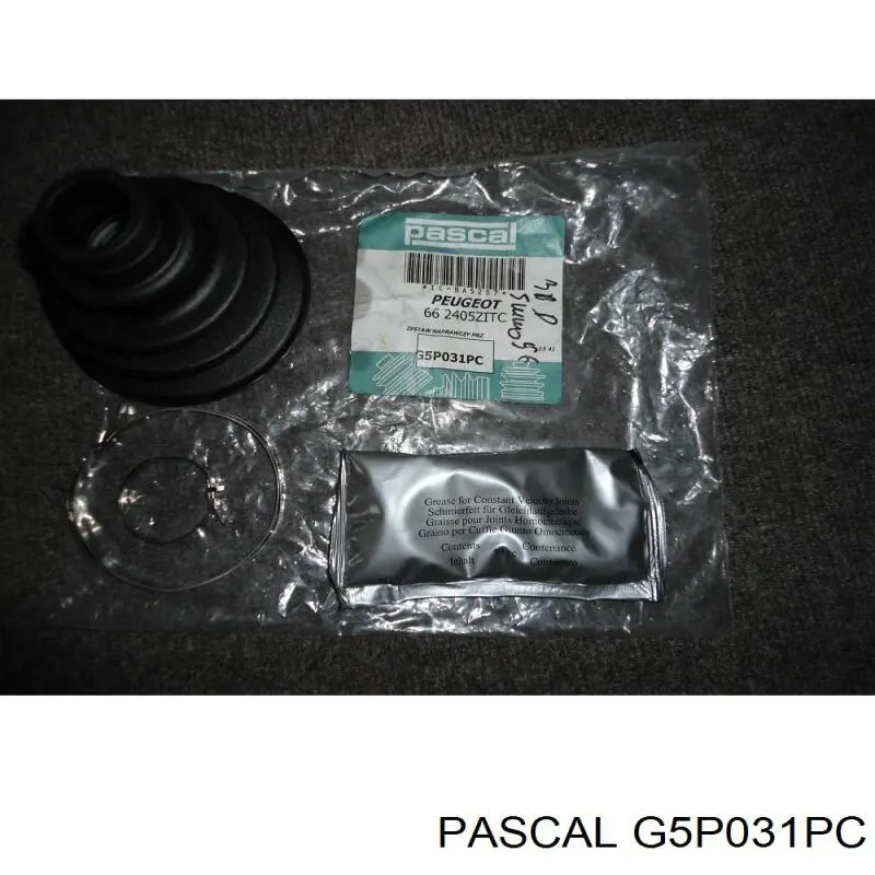 G5P031PC Pascal пильник шруса зовнішній, передній піввісі