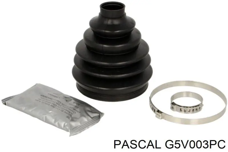 Пильник шарніра кутових швидкостей зовнішній передній Pascal G5V003PC ціна, від 13.57 USD