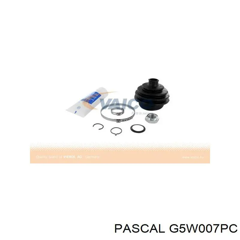 Пильник шарніра кутових швидкостей зовнішній передній Pascal G5W007PC ціна, від 5.71 USD