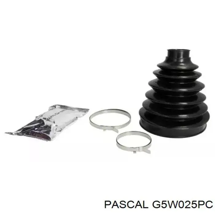G5W025PC Pascal пильник шруса зовнішній, передній піввісі