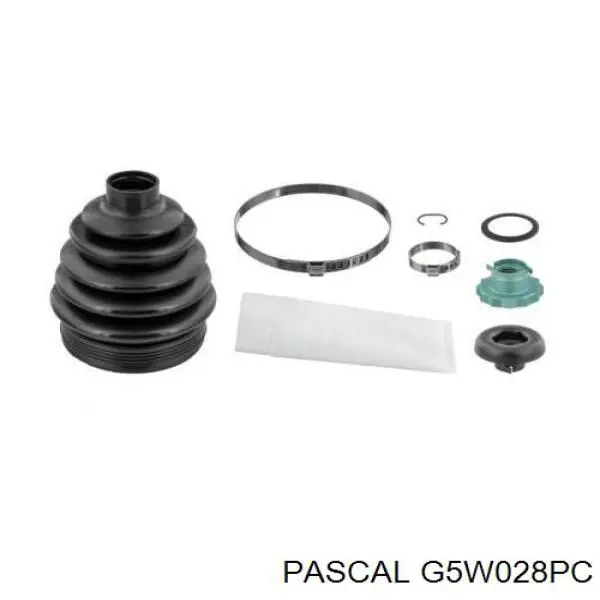 Пильник шарніра кутових швидкостей зовнішній передній Pascal G5W028PC ціна, від 11.60 USD