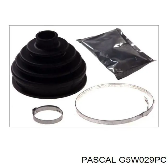 Пильник шарніра кутових швидкостей зовнішній передній Pascal G5W029PC ціна, від 6.71 USD