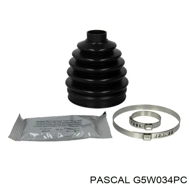 G5W034PC Pascal пильник шруса зовнішній, передній піввісі