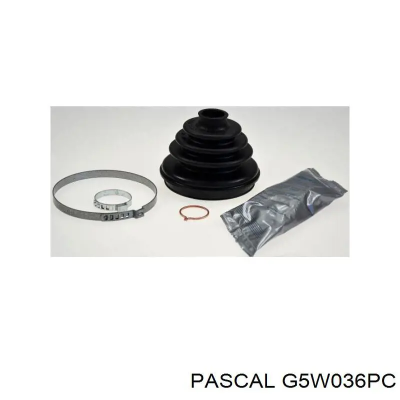 Пильник шарніра кутових швидкостей зовнішній передній Pascal G5W036PC ціна, від 7.38 USD