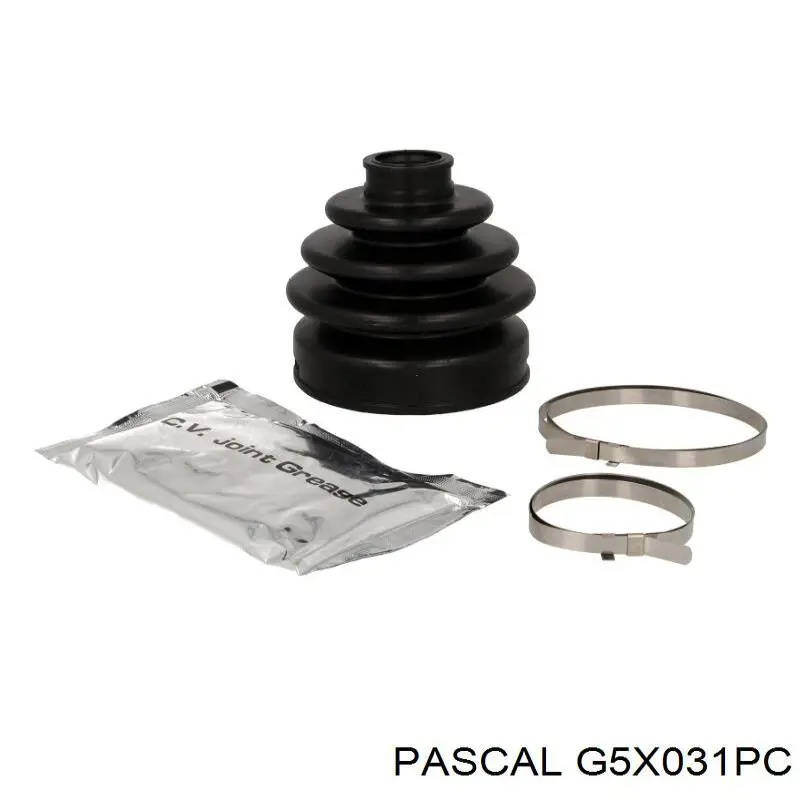 Пильник шарніра кутових швидкостей зовнішній передній Pascal G5X031PC ціна, від 7.84 USD