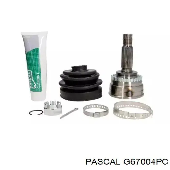 Пильник гранати внутрішній, передній півосі Pascal G67004PC ціна, від 6.91 USD